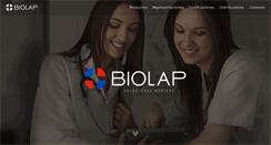 Desktop Screenshot of biolapsa.com